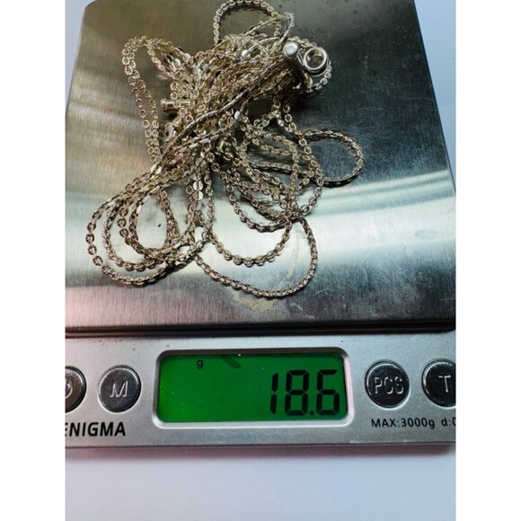 Milor Italy 925 Sterling Silver Ten Strand Circle Link Chain Statement Bracelet - Picture 14 of 14